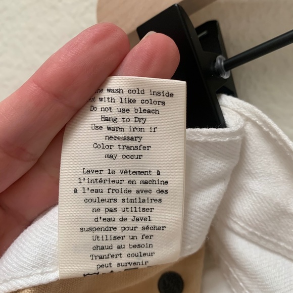 Rag & Bone White Relax Fit Distressed Jean - Picture 10 of 15